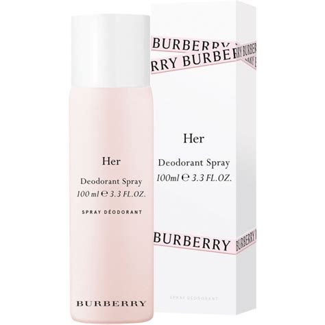 burberry her deodorant spray 100ml